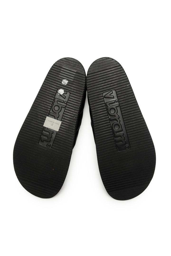 Y's by Yohji Yamamoto Size 3 Diamond Quilted Leather Slipper Flats