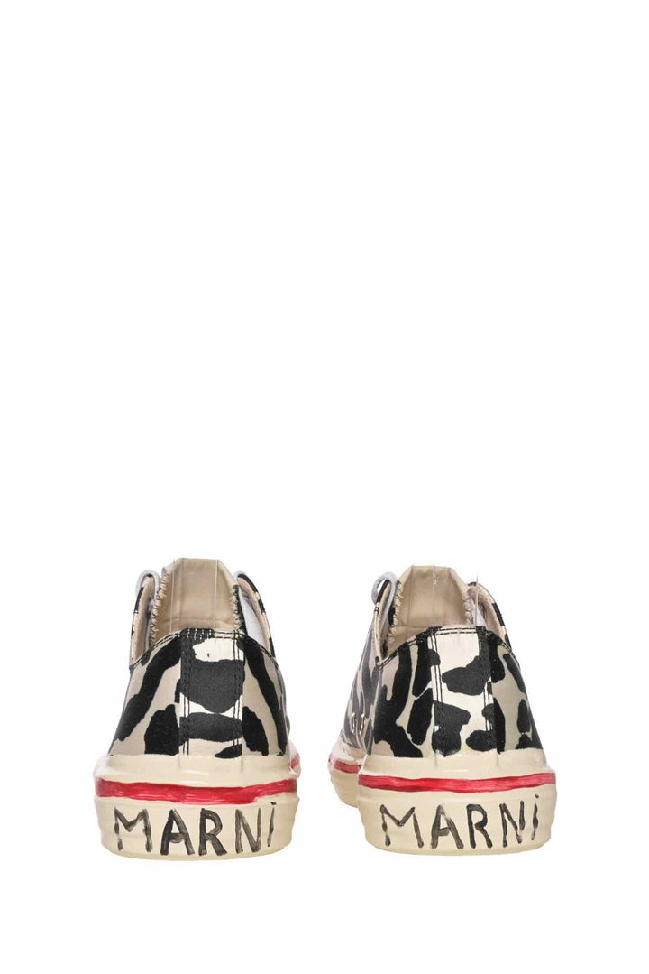 Marni Size 36 Leopard Graffiti Gooey Low-Top Sneaker