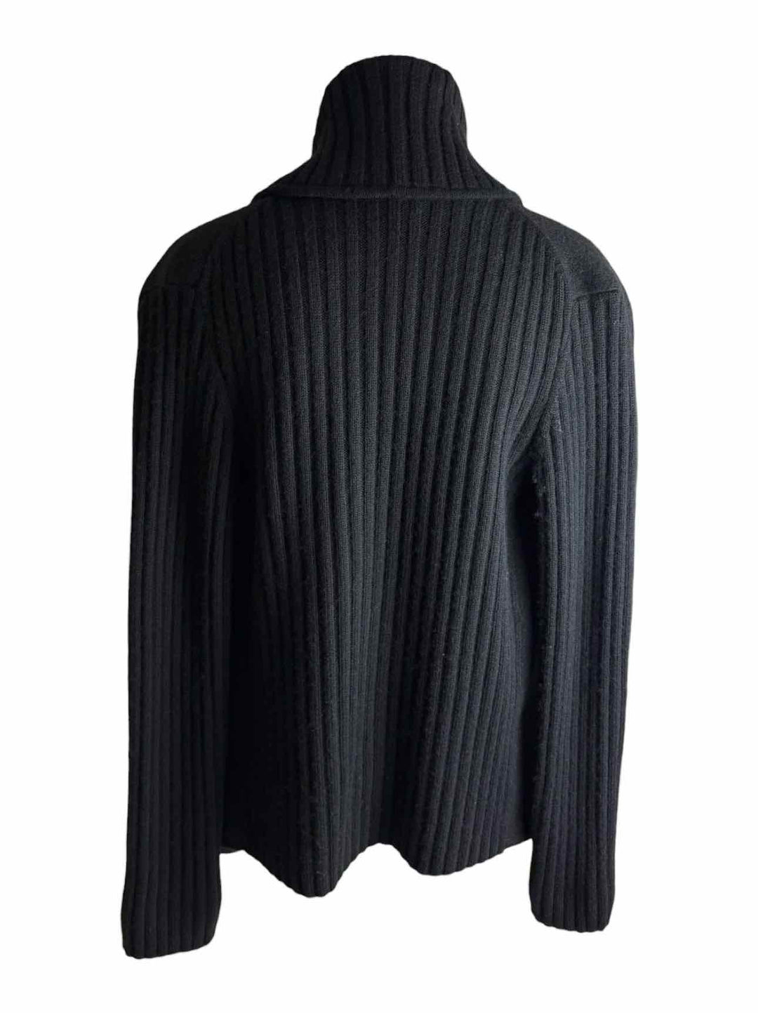 Vince Size M Ribbed Wool Cardigan