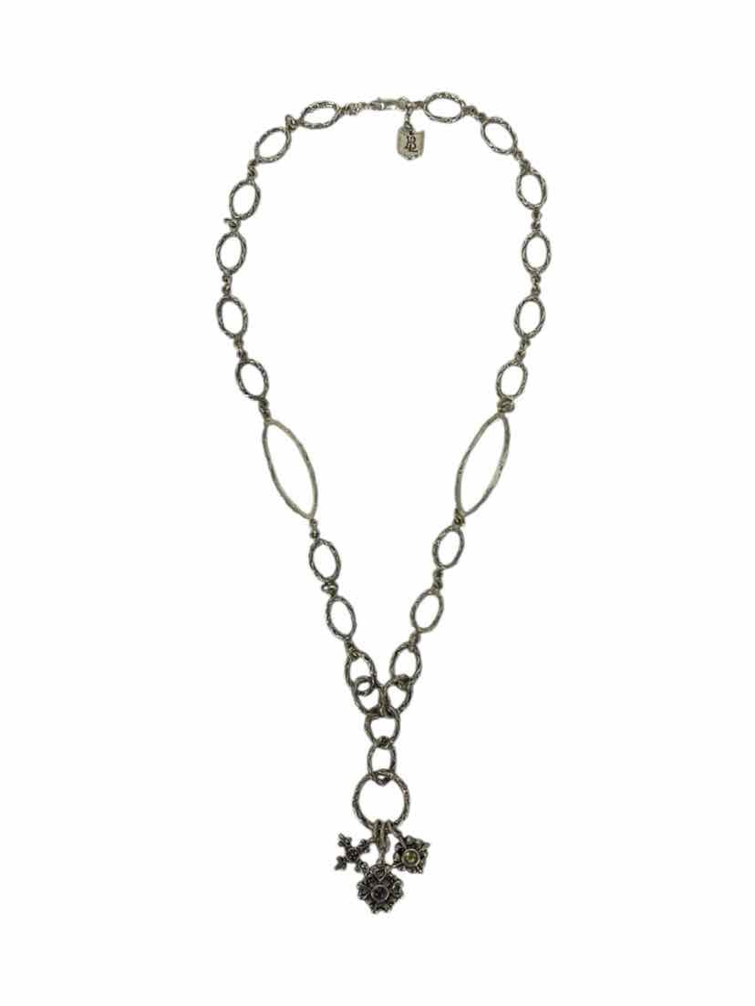 Bloodline Eternal Vine Chain w/ 3 Antique Cross Pendants