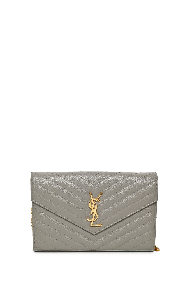 Saint Laurent 2016 Cassandre Matelasse Chain Wallet