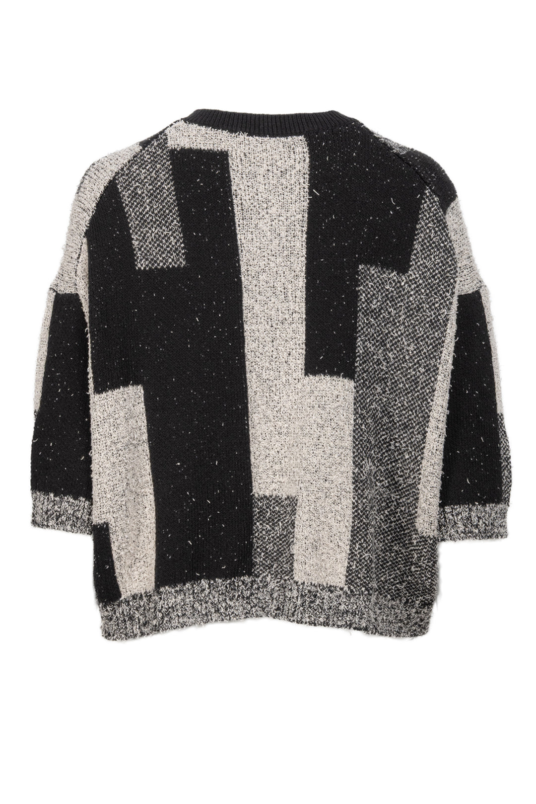 Y's Size 2 Cropped Knit Short Sleeve Cardigan