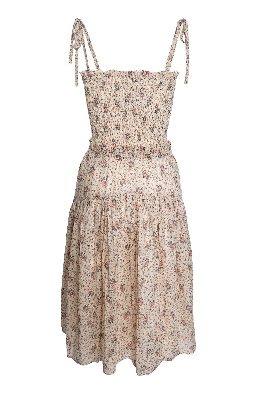 Polo Ralph Lauren Size S Cotton Poplin Floral Midi Dress