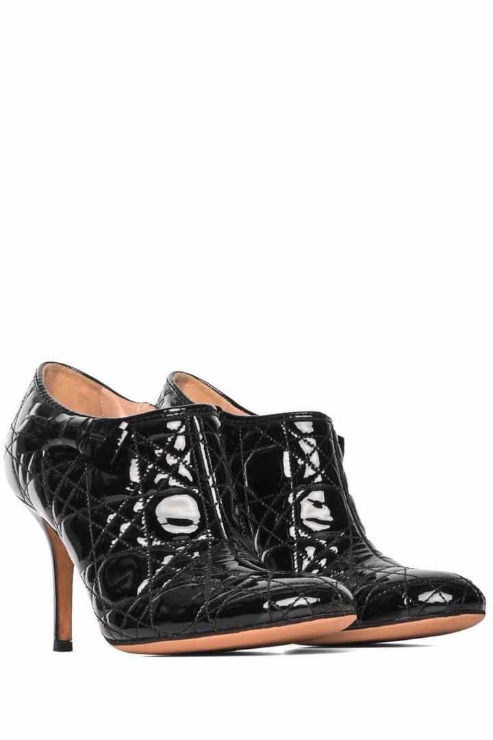 Dior Size 38 Cannage Patent Leather Boots