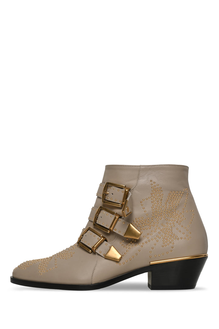 Chloe Size 37 Suzanna Studded Ankle Boots