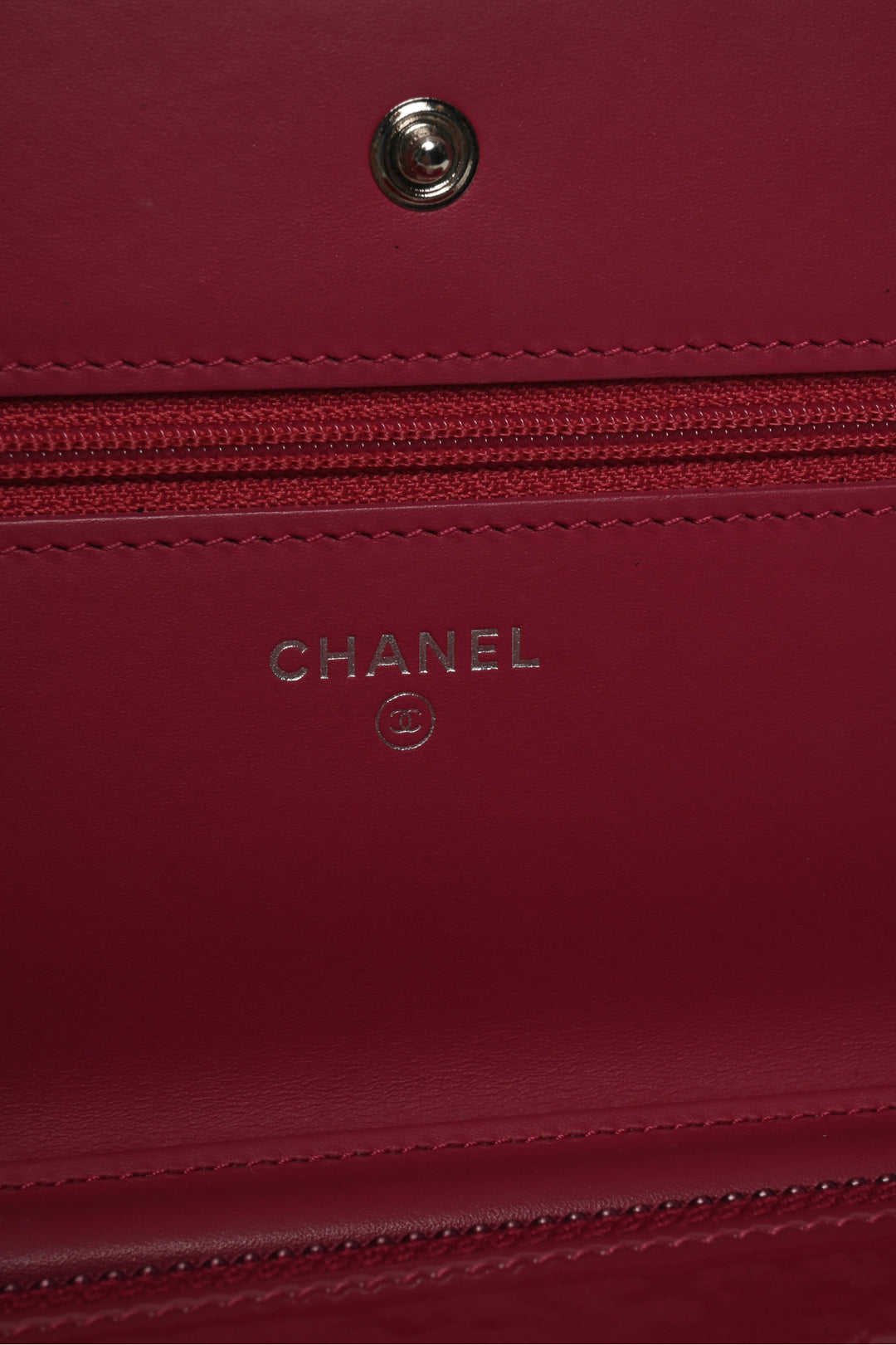 Chanel 2014-2015 Quilted Patent Leather Brilliant Wallet On Chain Crossbody