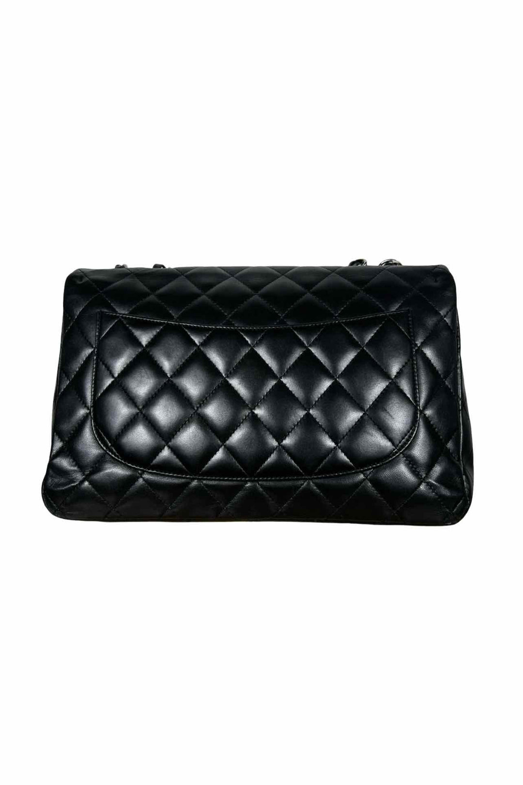 Chanel 2009 Quilted Jumbo Lambskin Single Flap Bag
