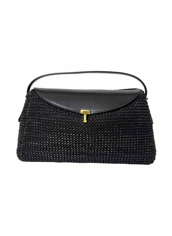 Toteme T-Lock Woven Leather Purse
