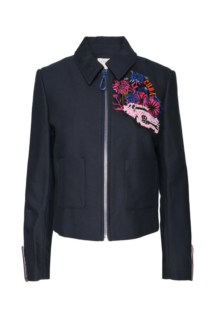 Sandro Size 36 Loria Embellished Jacket