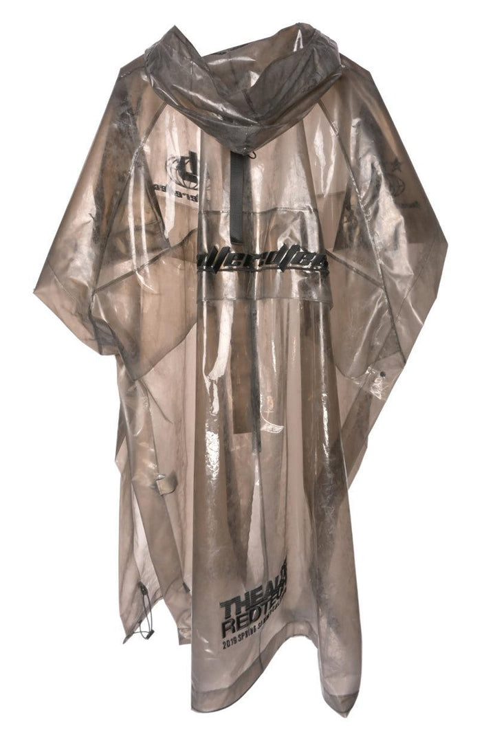 Juun.J Size 48 Men's Embroidered Rain Poncho