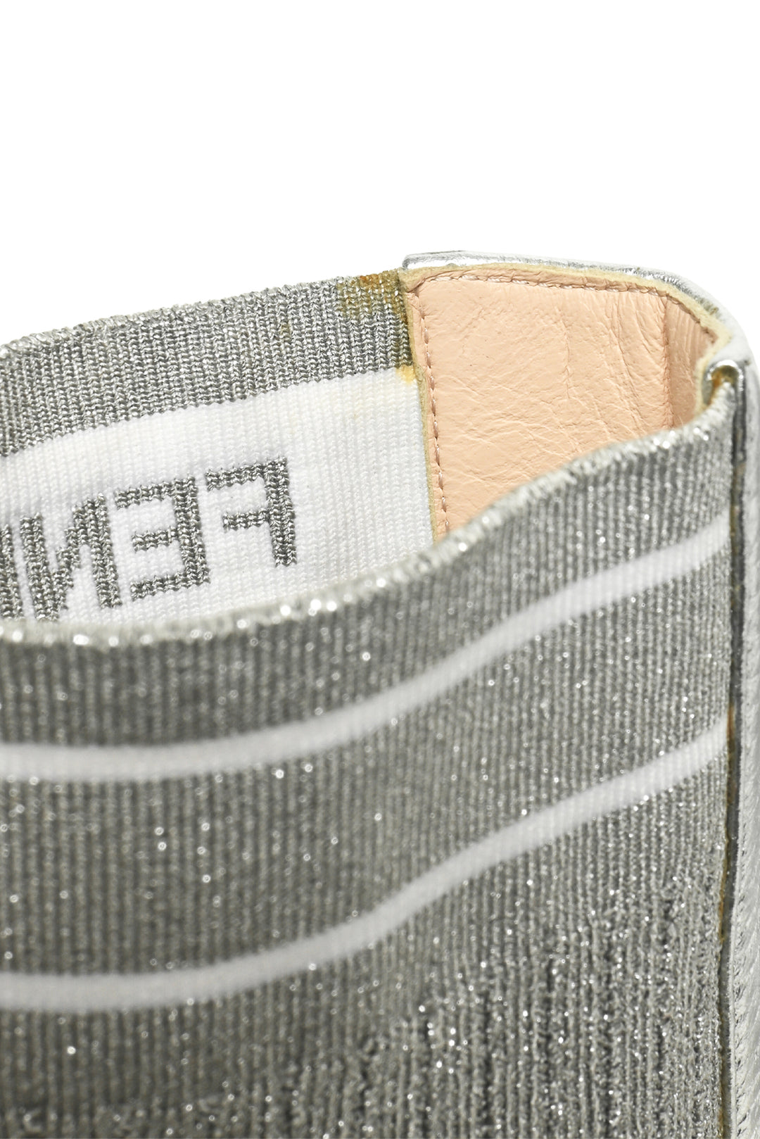 Fendi Size 36.5 Leather Rockoko Scuba Stretch Ankle Boots