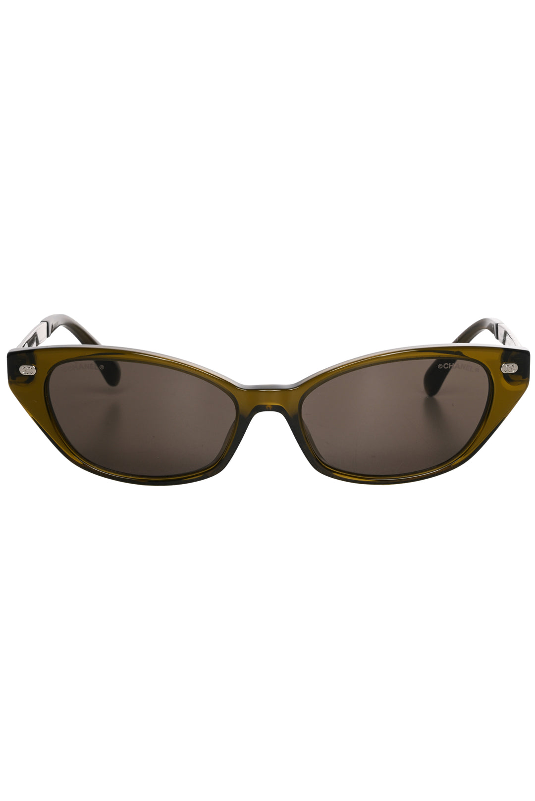 Chanel Interlocking CC Logo Cat-Eye Sunglasses
