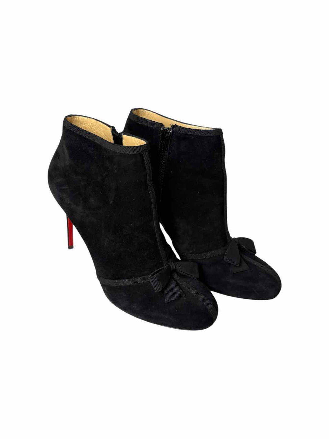 Christian Louboutin Suede Stiletto Size 38 Ankle Boots