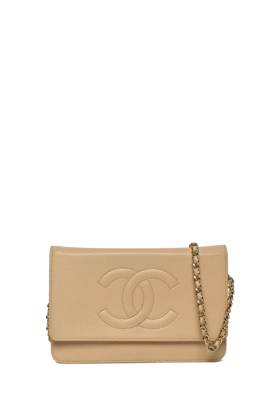 Chanel 2012 Caviar Timeless Wallet on Chain