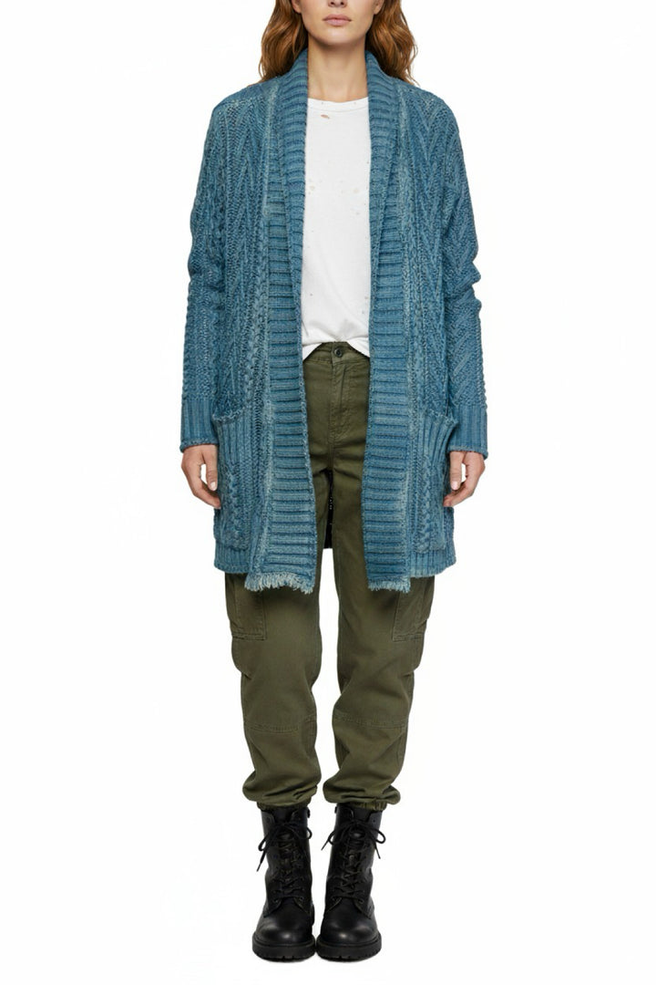 Greg Lauren Size 1 Fisherman Cardigan