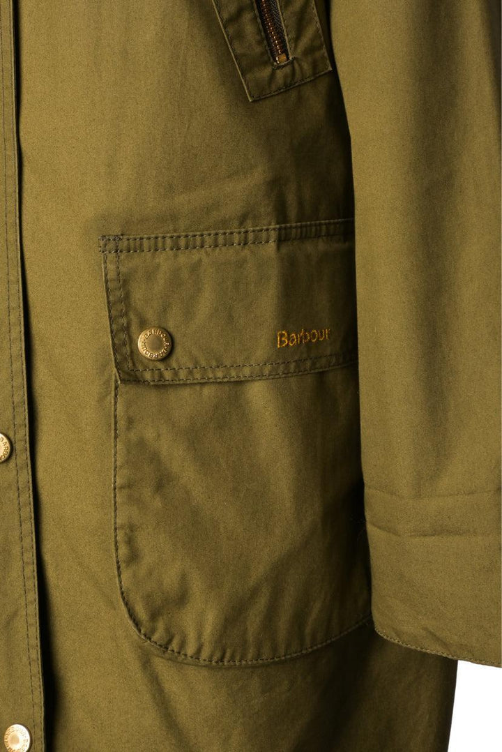 Barbour Size 10 Ebberston Evette Waxed Cotton Coat