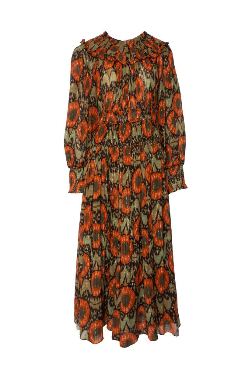 Ulla Johnson Size 8 Cotton Blend Midi Dress