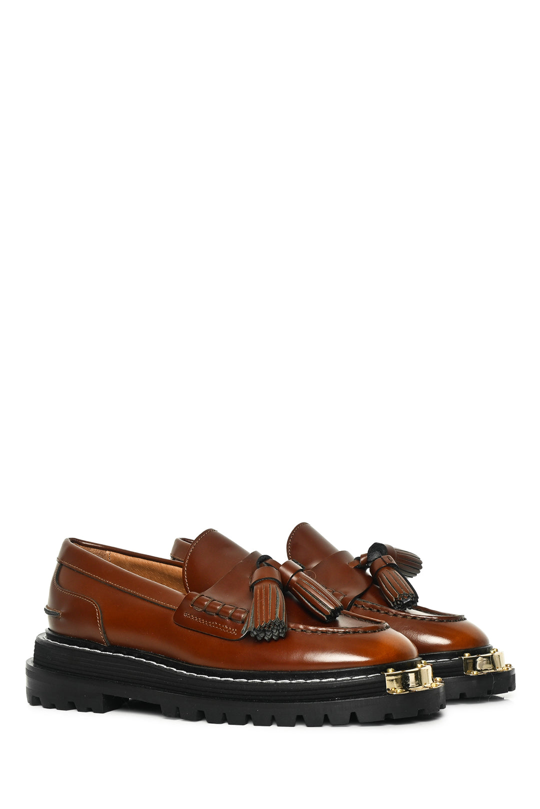 Sandro Size 36 Leather Tassel Loafers
