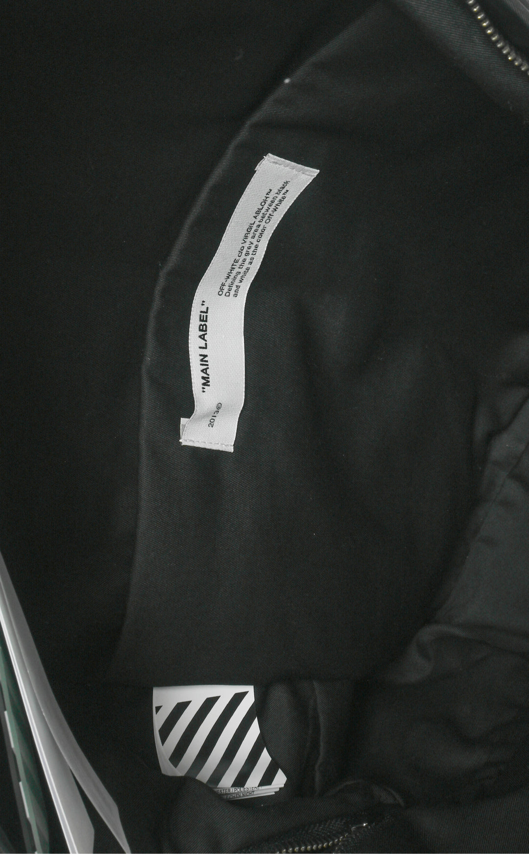 Off White Unfinished BackPack