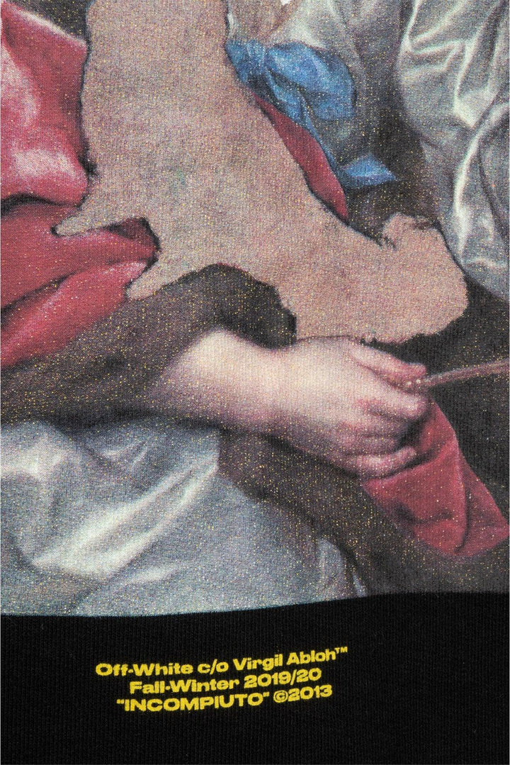 OFF-WHITE Size L Men's Diag Mariana Des Crewneck Sweatshirt