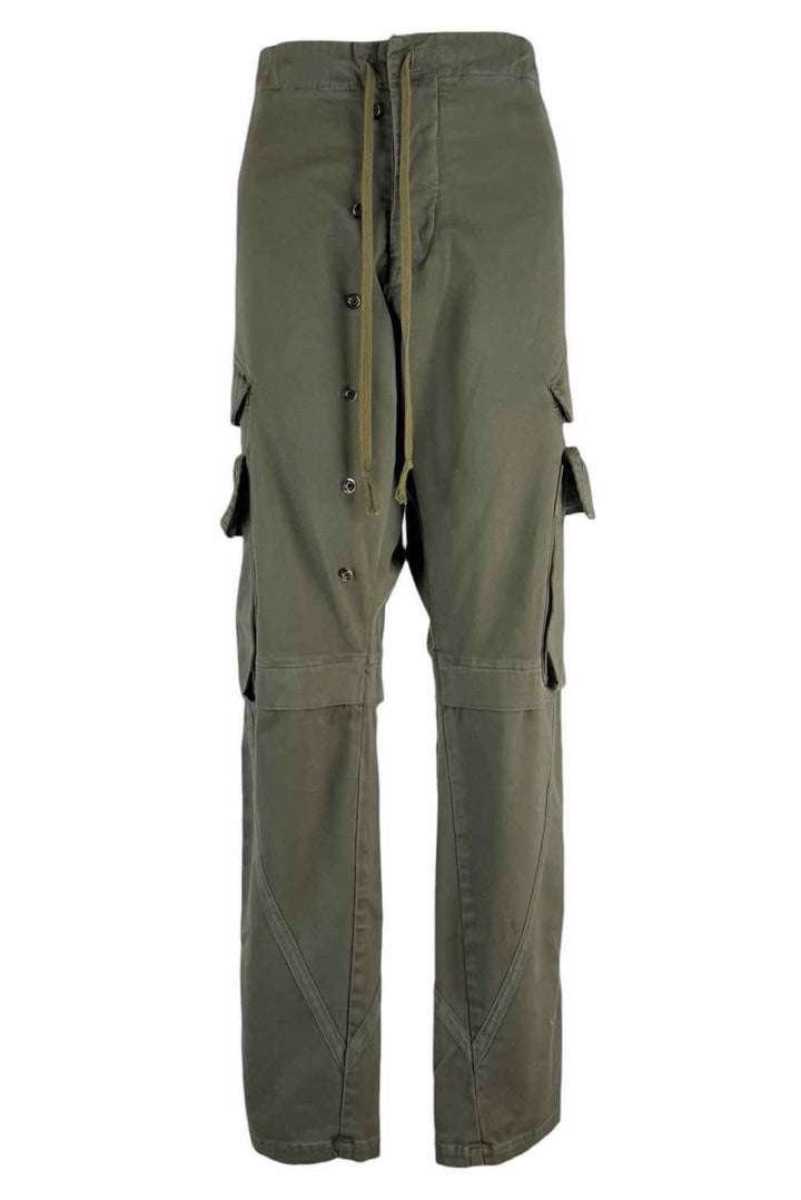 Greg Lauren Size 5 Stretch Denim Cargo Pants