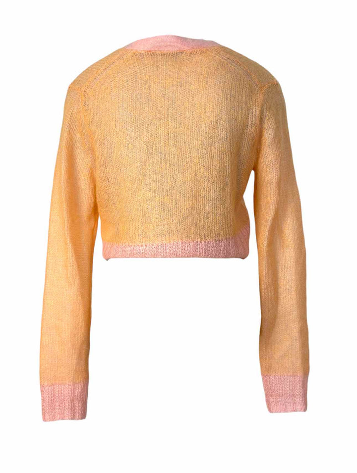 Acne Studios Size XS Appricot Orange Cropped  Cardigan