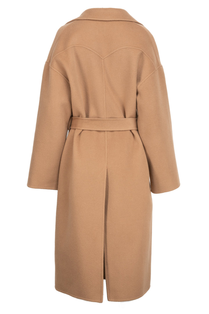 Nanushka Size S Alamo Wool & Silk Robe Coat