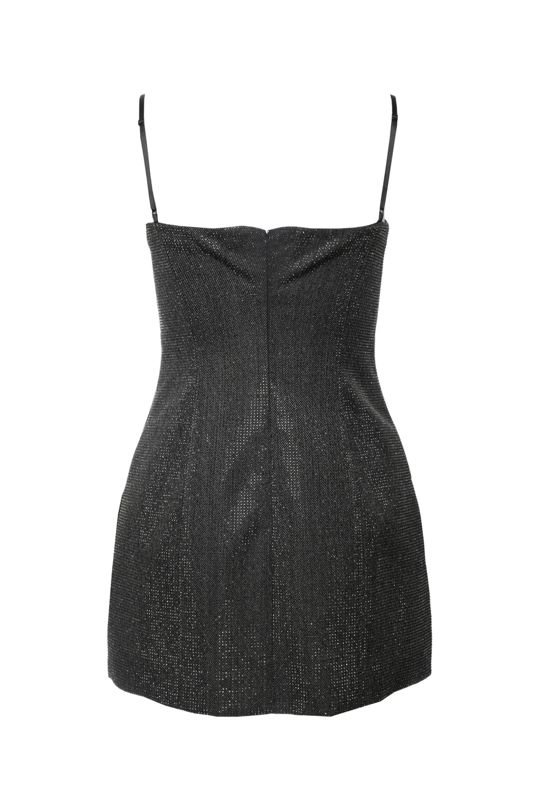 Alexander Wang Size 2 Crystal-Embellished Twill Mini Dress