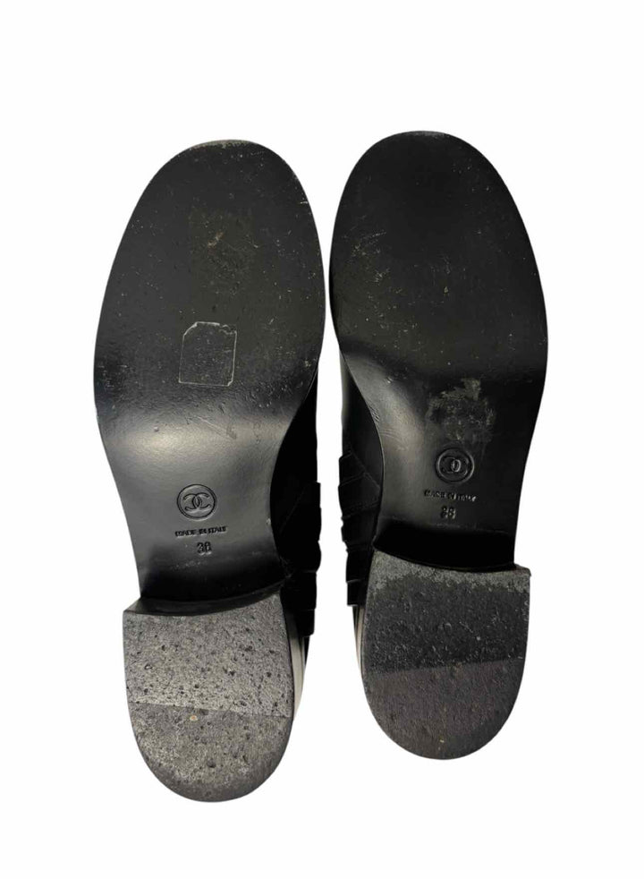 2016 CC Logo Chanel Size 38 Moto  Boots