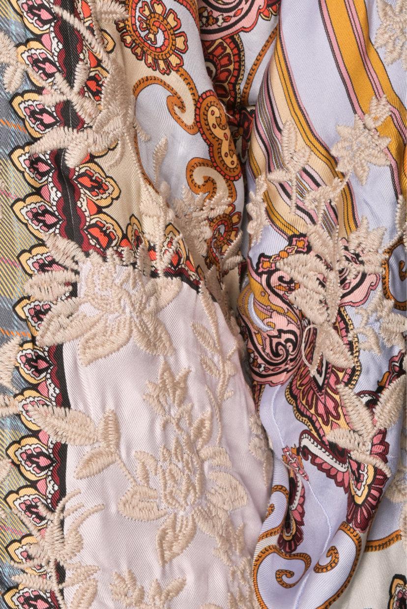 Johnny Was Size 2 Embroidered Reversible Kimono