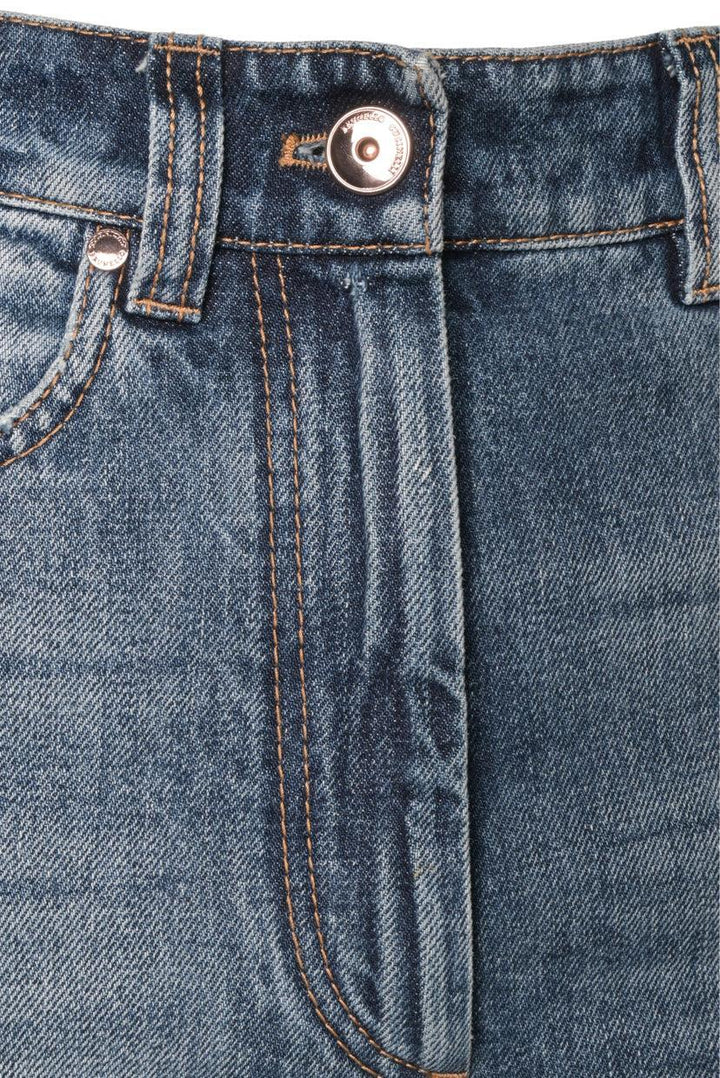 Brunello Cucinelli Size 2 High Waist Tapered Leg Jeans