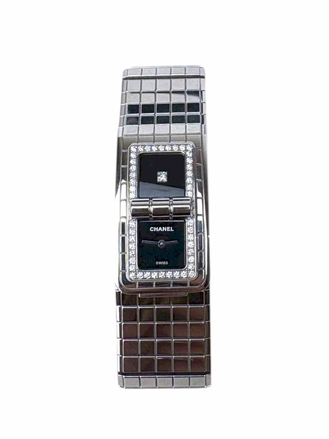 Chanel Code Coco Diamond Encrusted Stainless Steel Watches