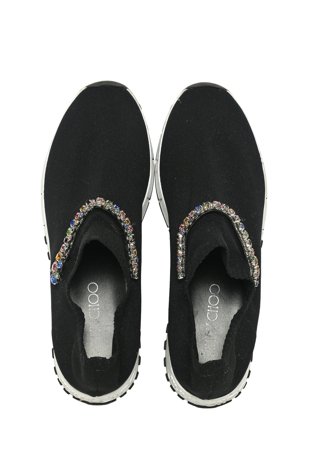 Jimmy Choo Size 40 Verona Knit Sock Sneaker