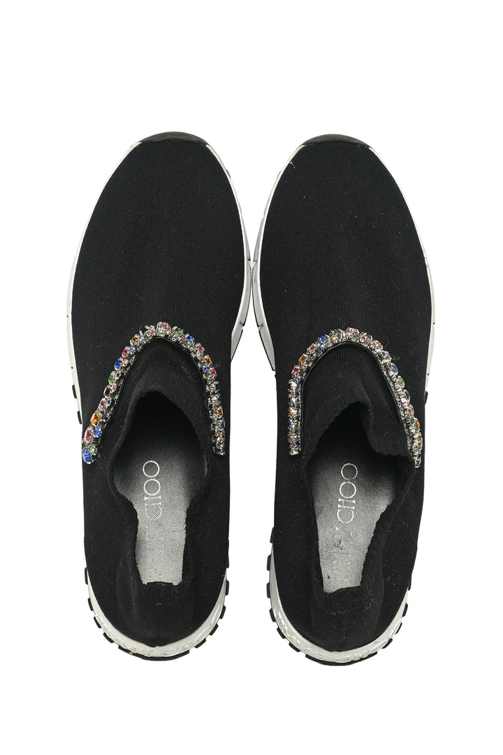 Jimmy Choo Size 40 Verona Knit Sock Sneaker