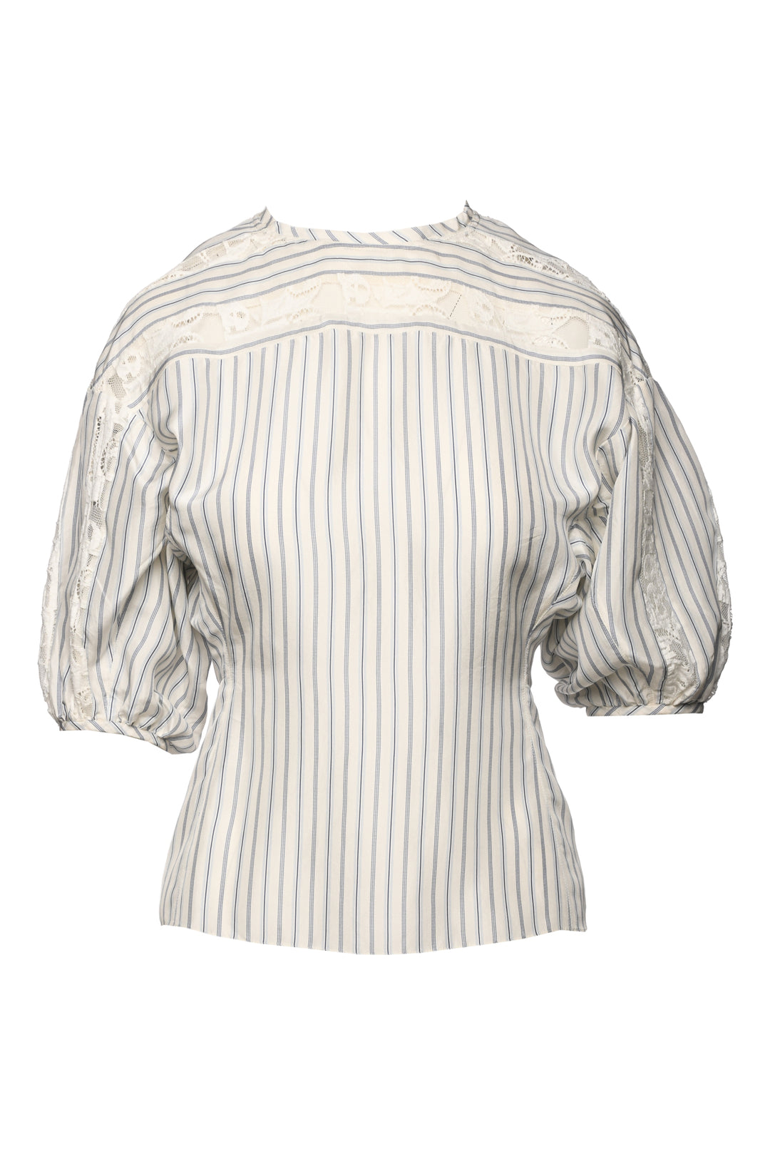 Chloe Size 2 Lace & Striped Silk Tops