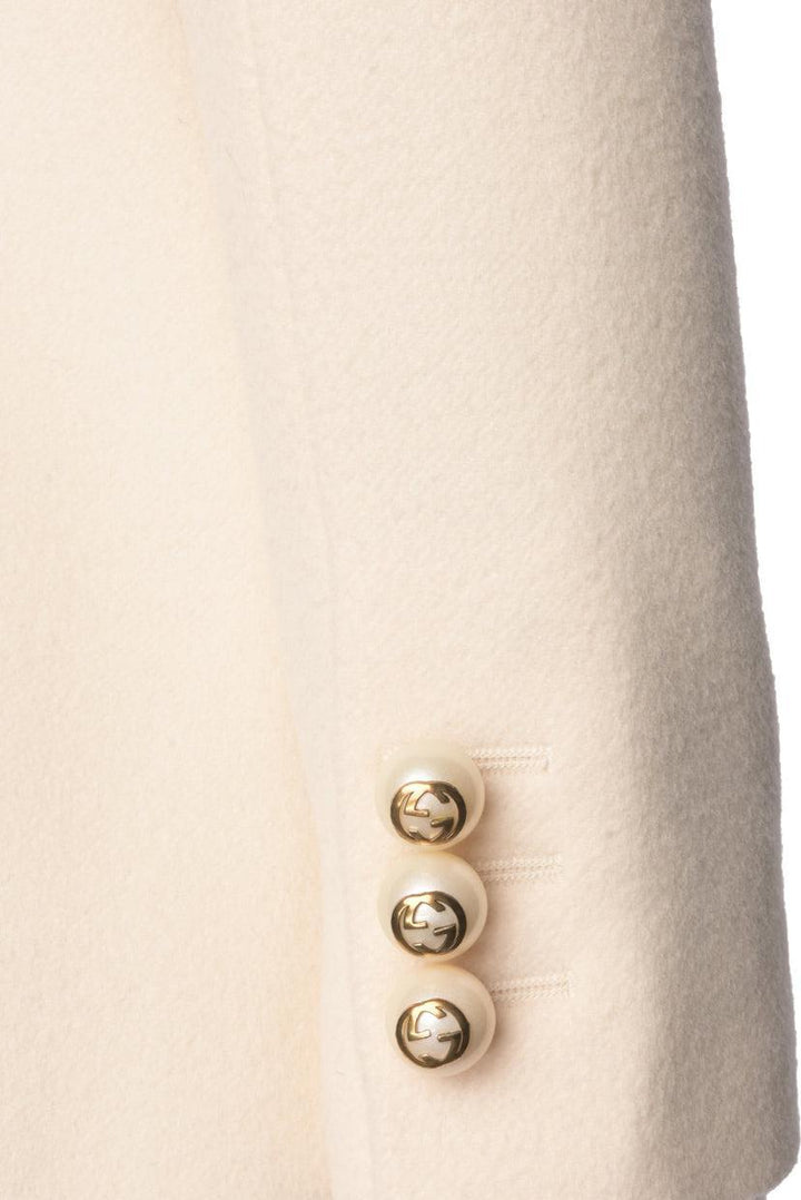 Gucci 2015 Size 38 GG Sphere Buttoned Coat