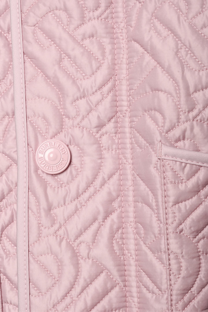 Burberry Size XS Youth 14 Giaden Monogram Quilted Panel Jacket