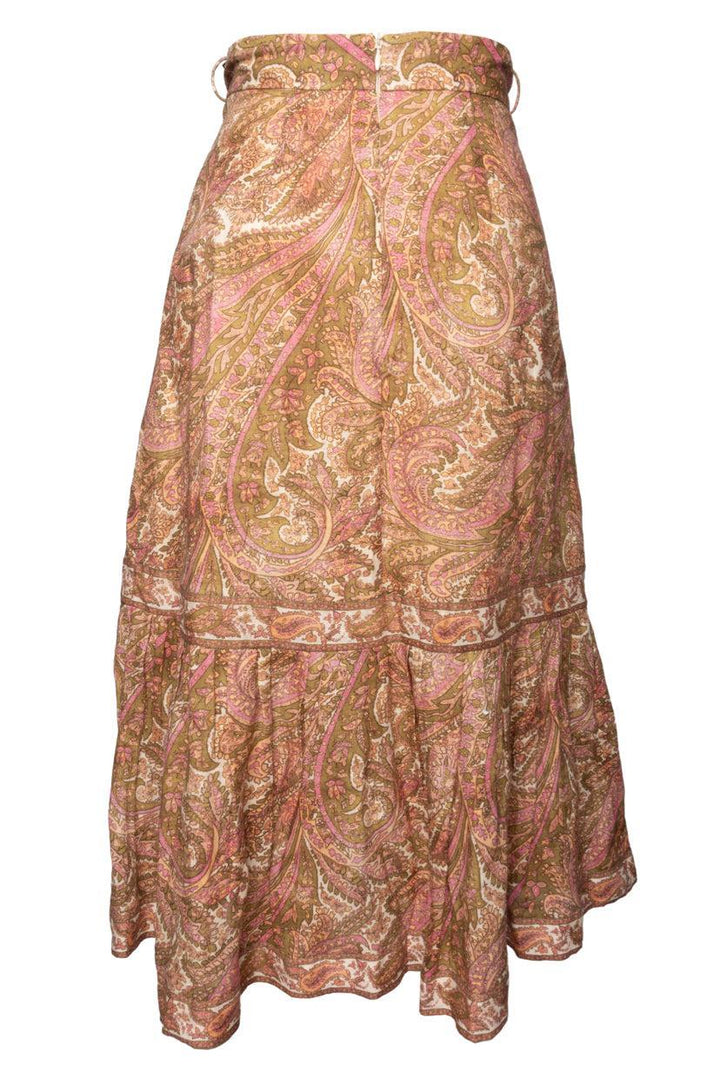 Zimmermann Size 0 Linen Maxi Skirt