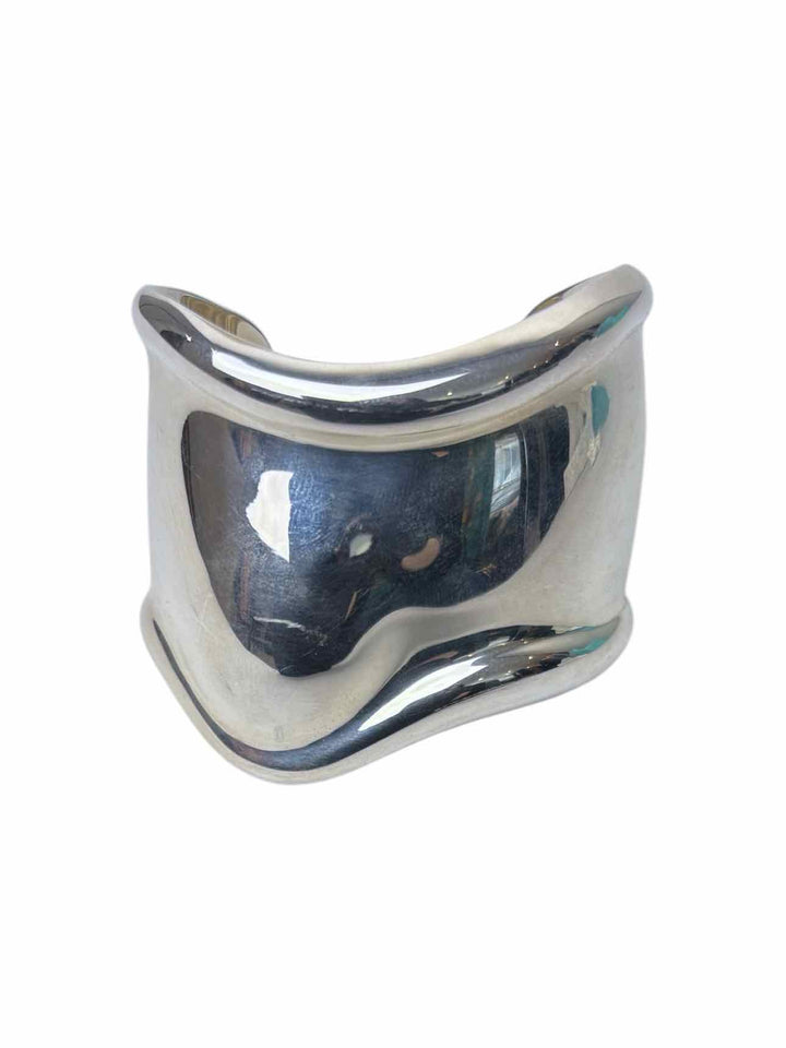 Tiffany Elsa Peretti 925 Silver Bone Cuff Medium Bracelet