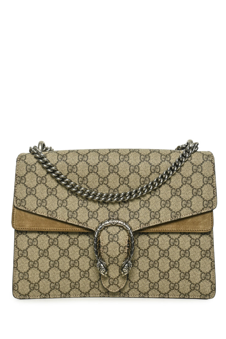 Gucci GG Supreme Monogram Medium Dionysus Shoulder Bag