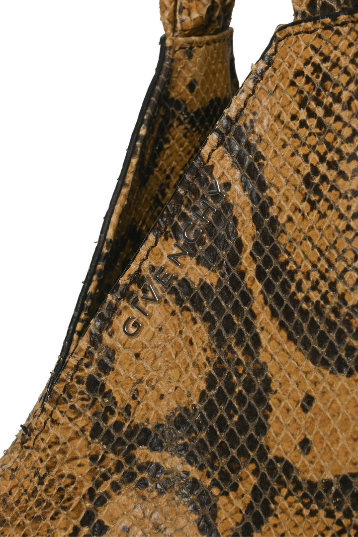 Givenchy 2017 Python Embossed Pyramid Hobo