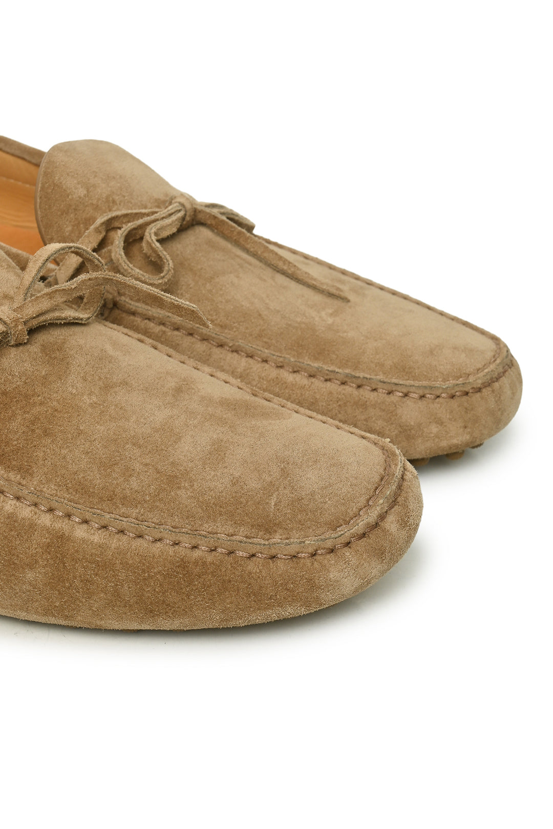 Brunello Cucinelli Size 46 Men's Washed Suede Loafers