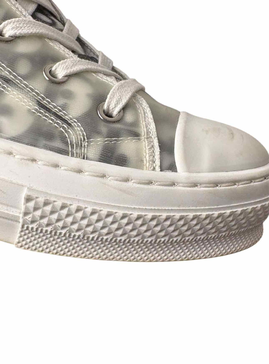Dior Size 10 Men's B23 League Canvas High-top Sneakers