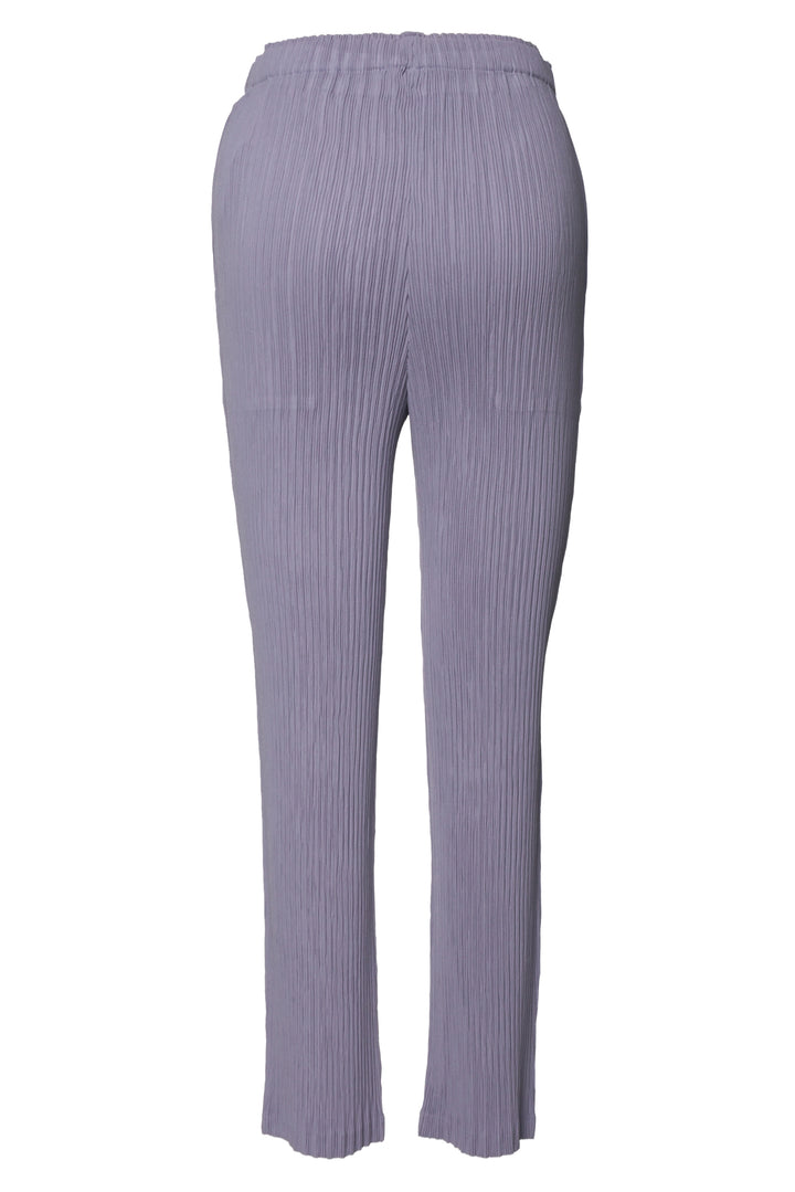 Issey Miyake Size 2 Asagao Purple Pleated Hatching Pants