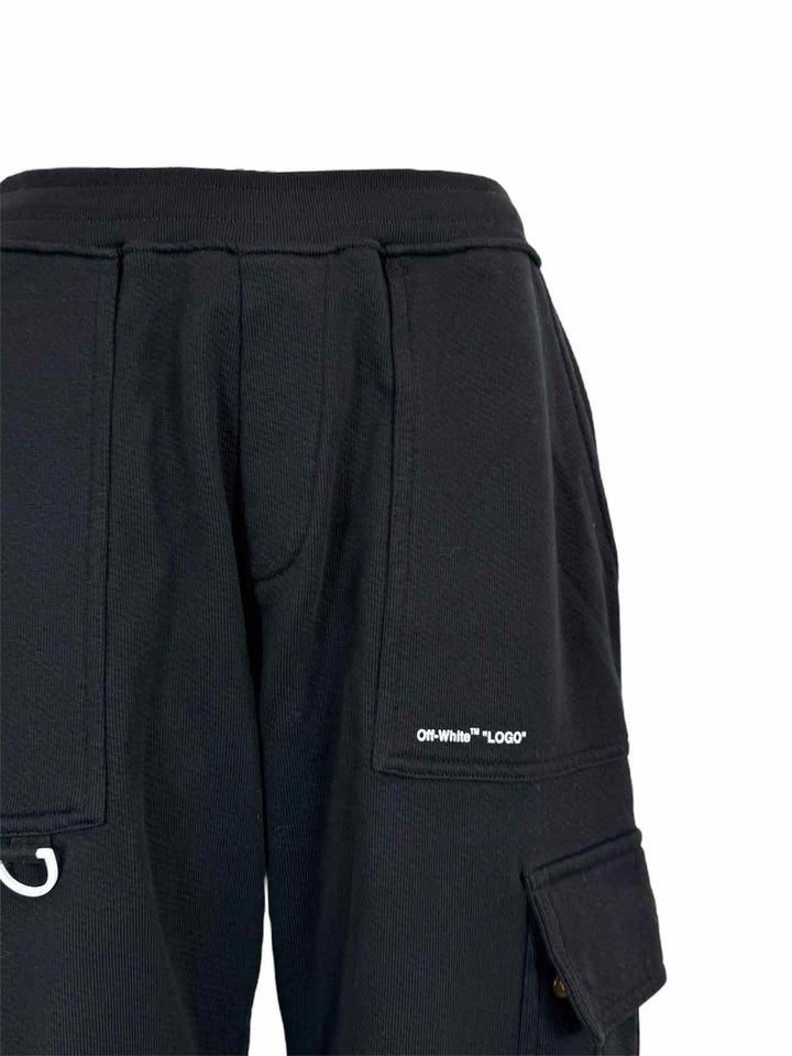 OFF-WHITE  Size M Men's "Logo" Cargo Sweatpants