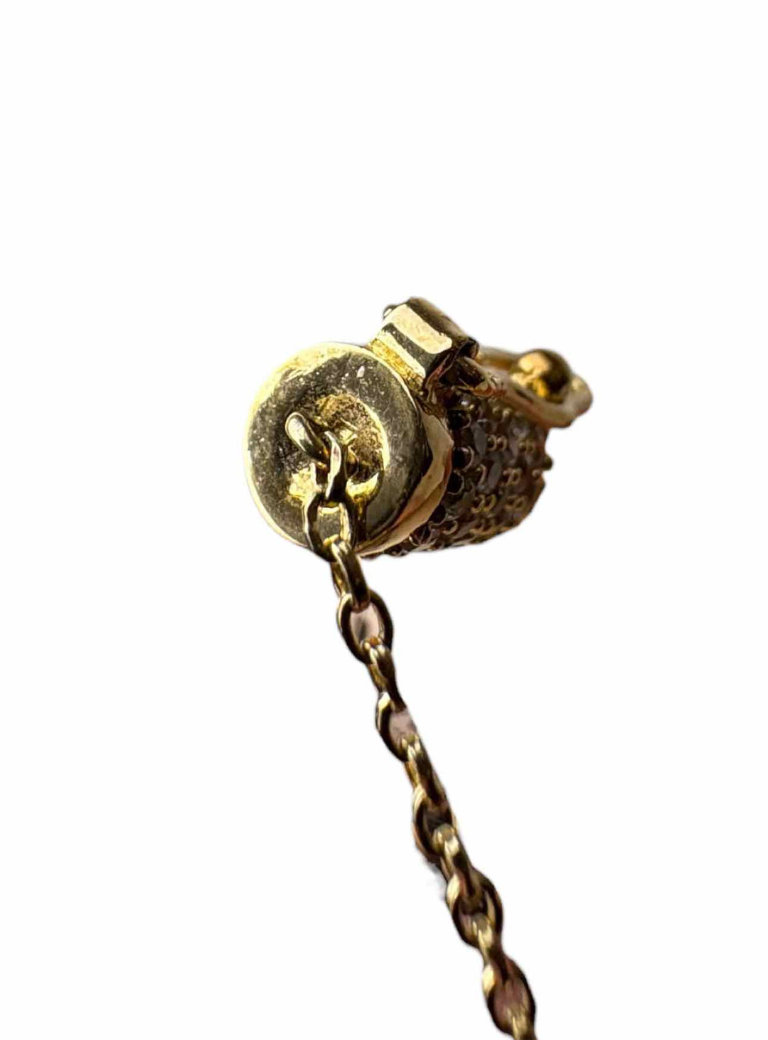 Apm Pearl & Crystal Bear Bead Necklace