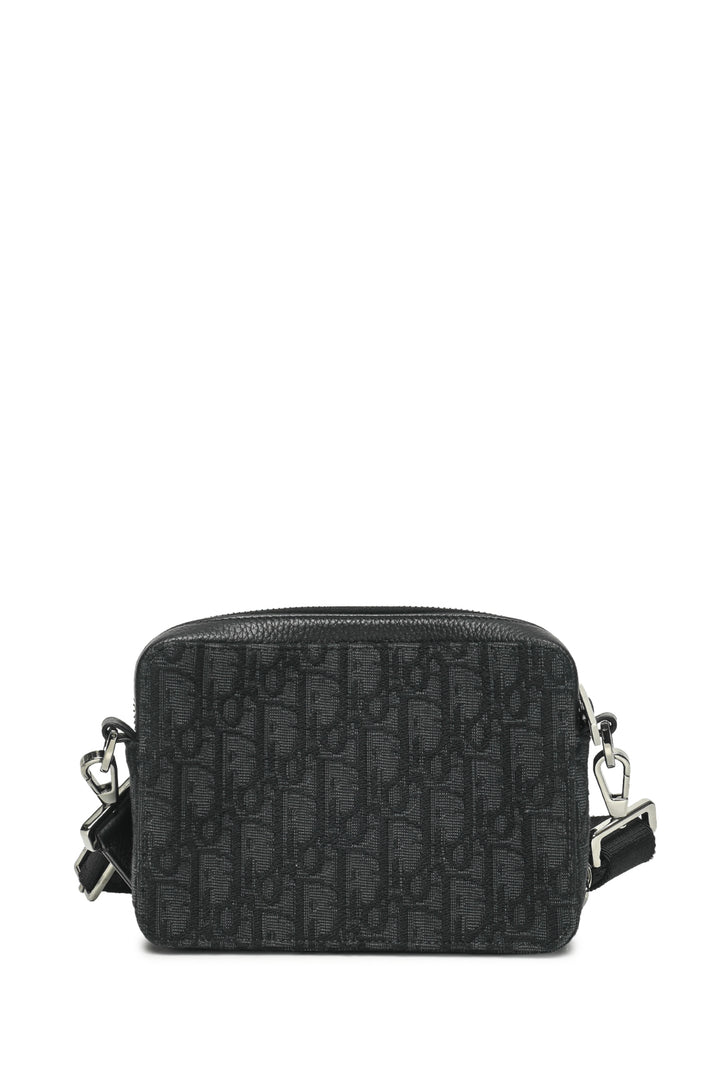 Dior 2022 Oblique Jacquard Zipped Pouch Crossbody