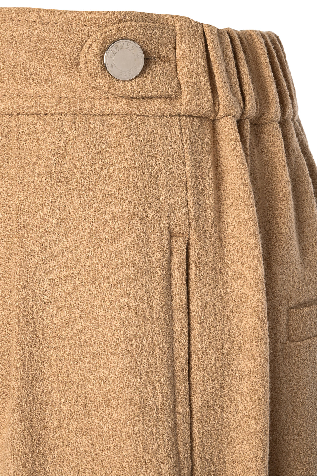 Hermes Size 34 Pleated Wool Pants