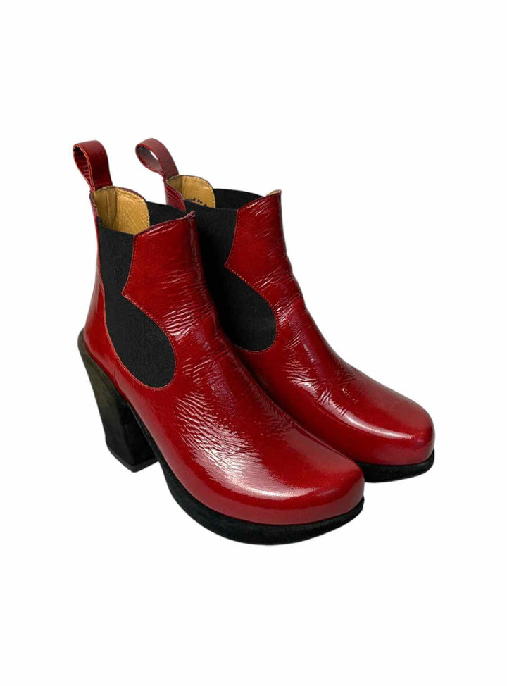 John Fluevog Size 8.5 Tracker Platform Chelsea Ankle Boots