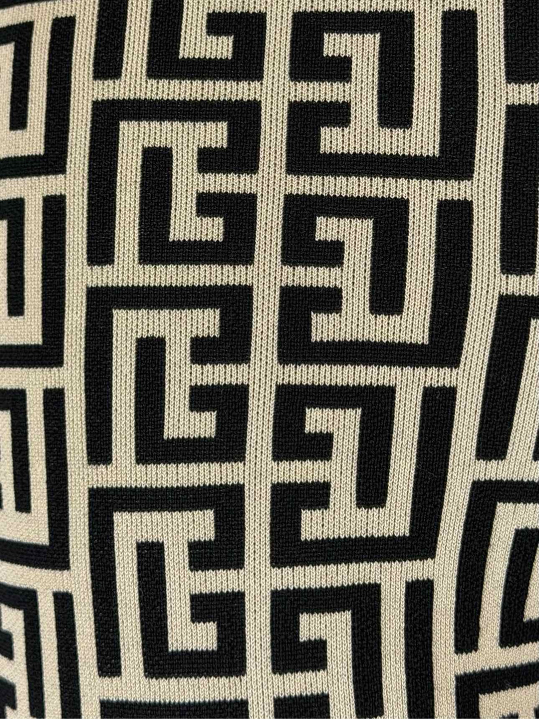 Balmain Size 34 Monogram Knitted Leggings